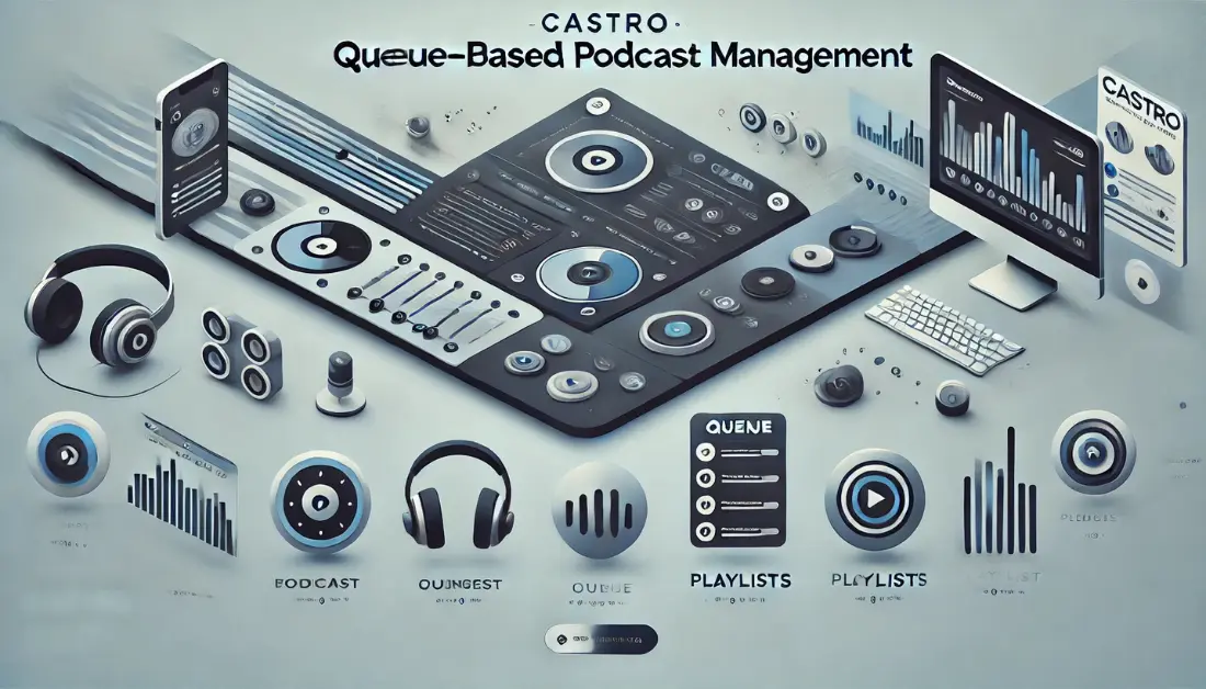 Castro Queue-Based Podcast Management