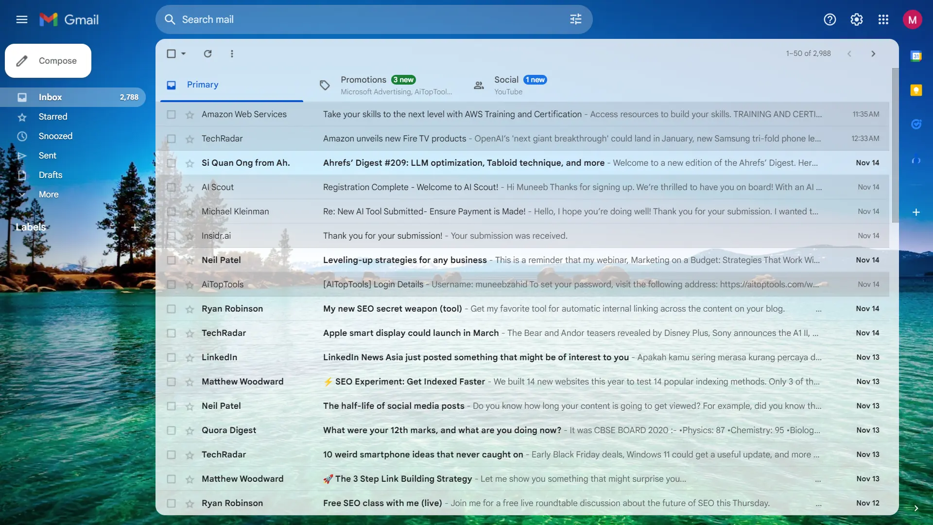 Gmail powerd by google