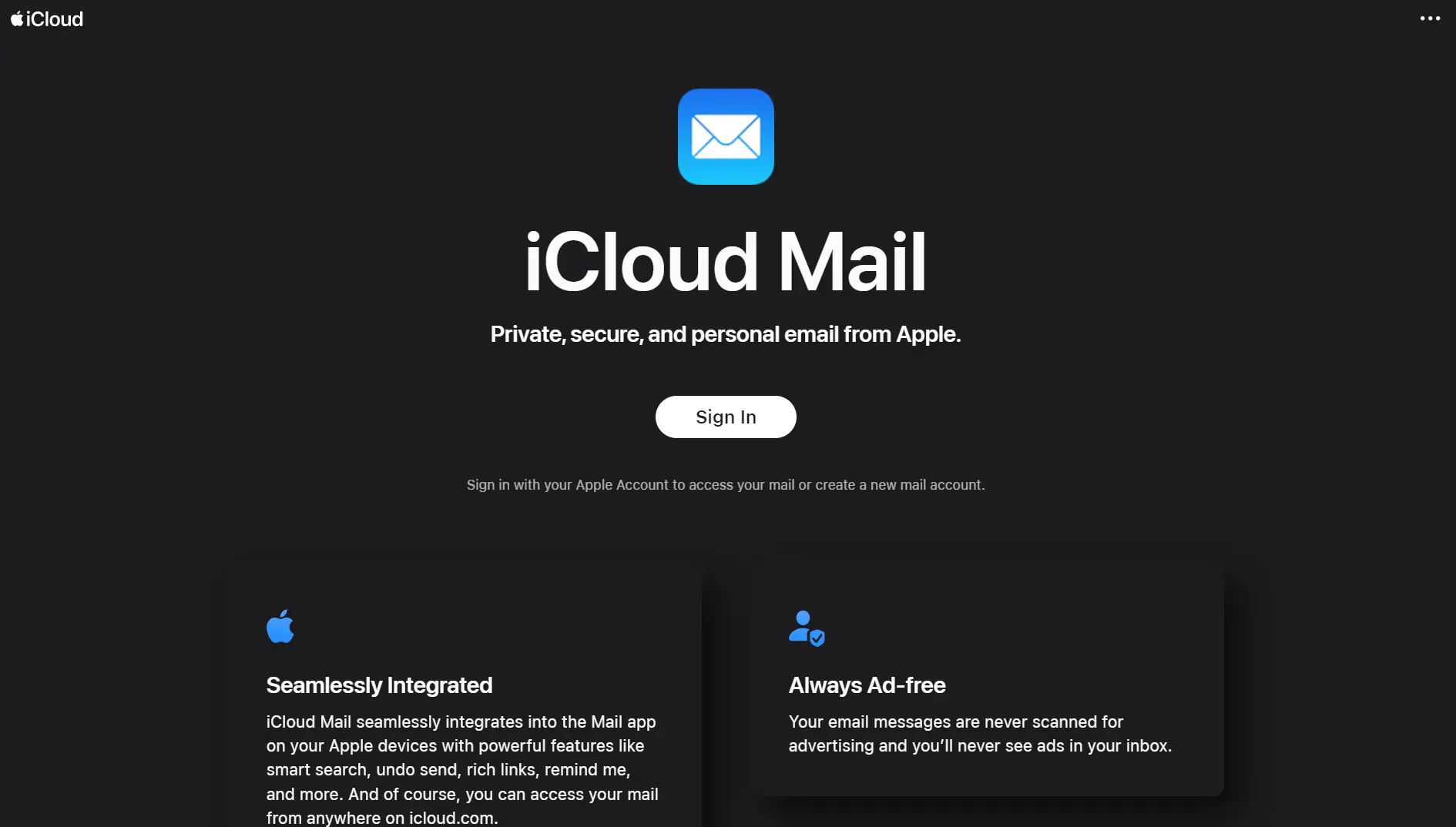 Apple iCloud Mail