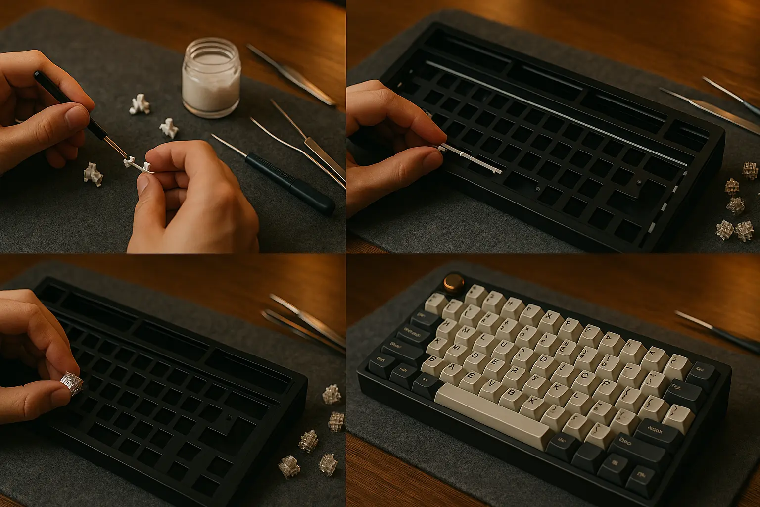 Mechanical keyboard building process step‑by‑step for Sat75 X