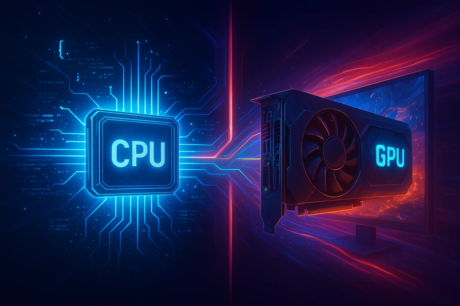 CPU and GPU working together for smooth FiveM gameplay performance.