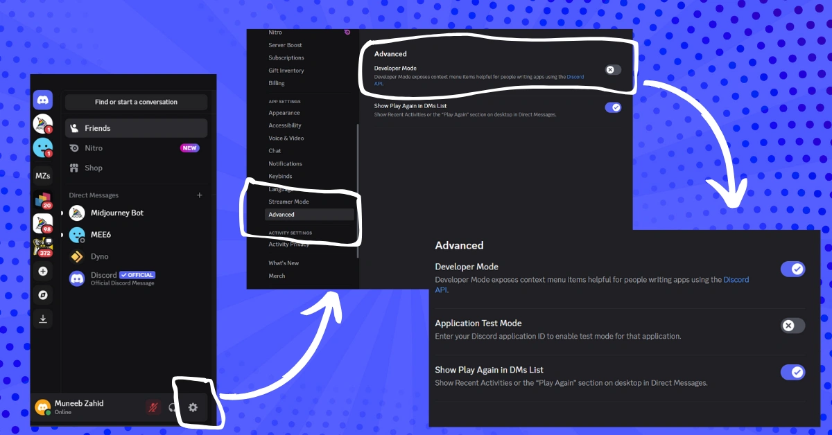 how to enable developer mode in discord Pc or Mobile