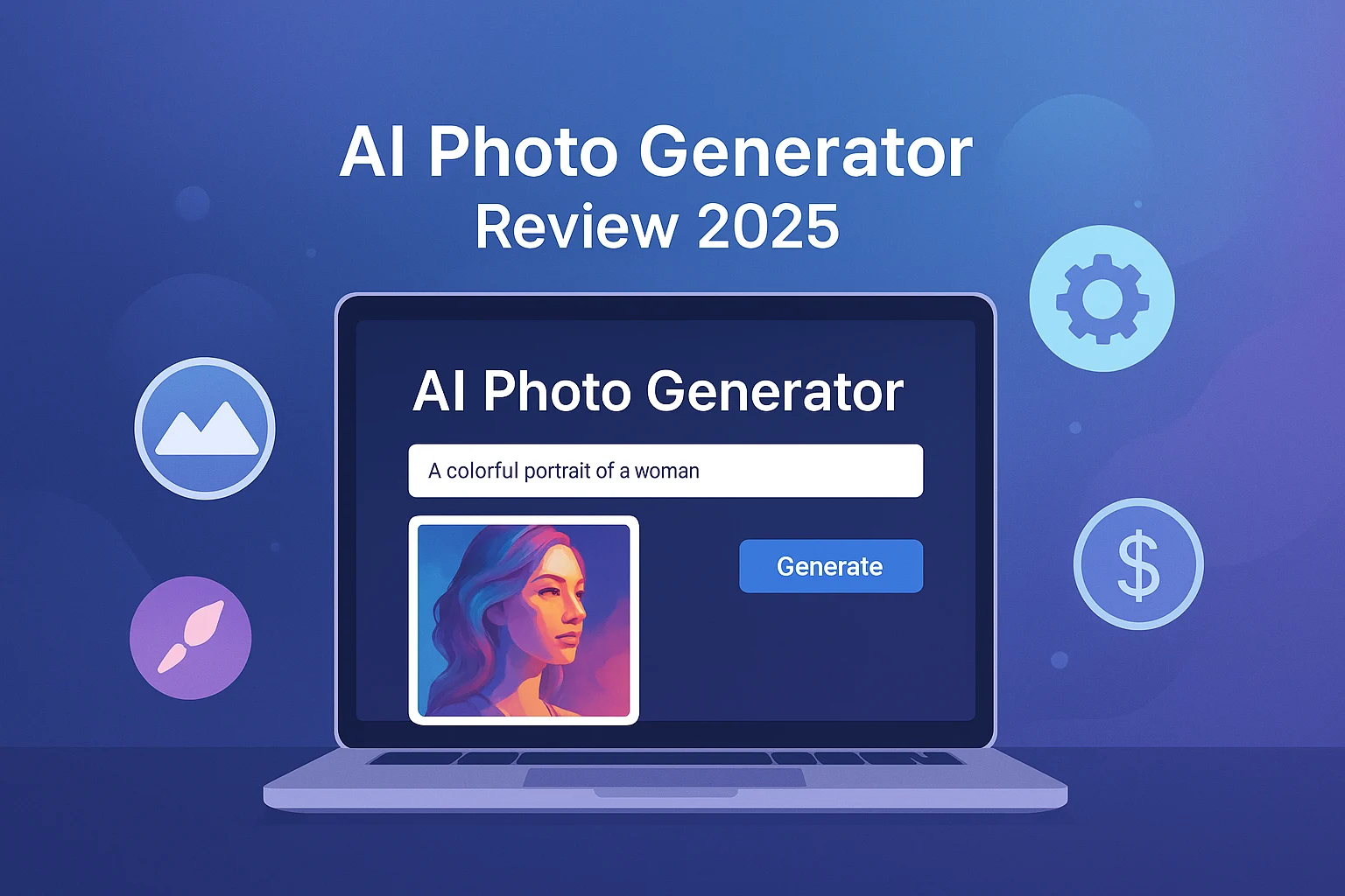 Gramhir.pro AI Photo Generator Review 2025: Ultimate Review & Best Alternatives Gramhir.pro AI Photo Generator interface showing a laptop with an AI image preview