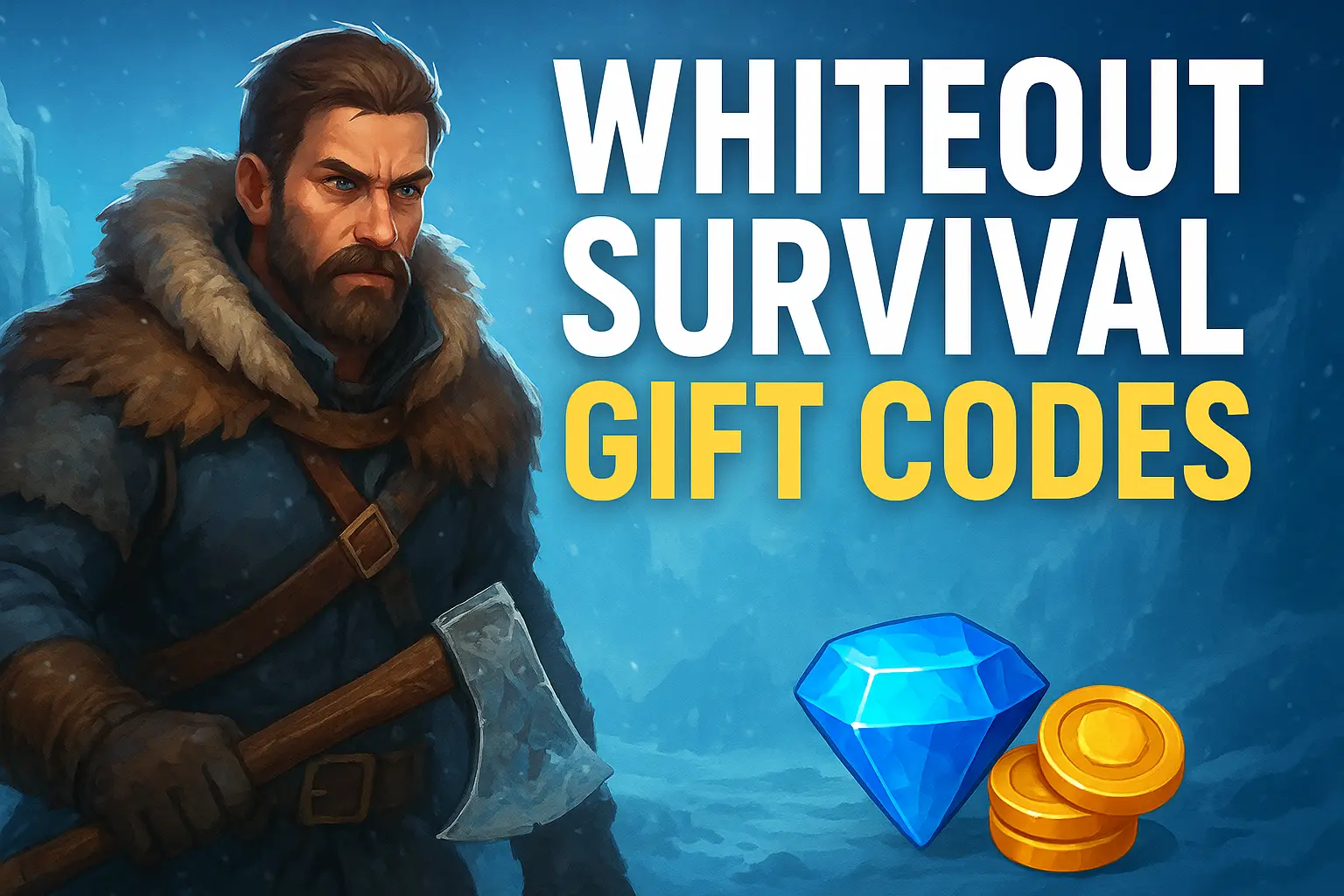 Whiteout Survival Gift Codes Nov 2025: Free Gems & Rewards! Whiteout Survival gift codes redeem screen with active codes list and free gems rewards for November 2025