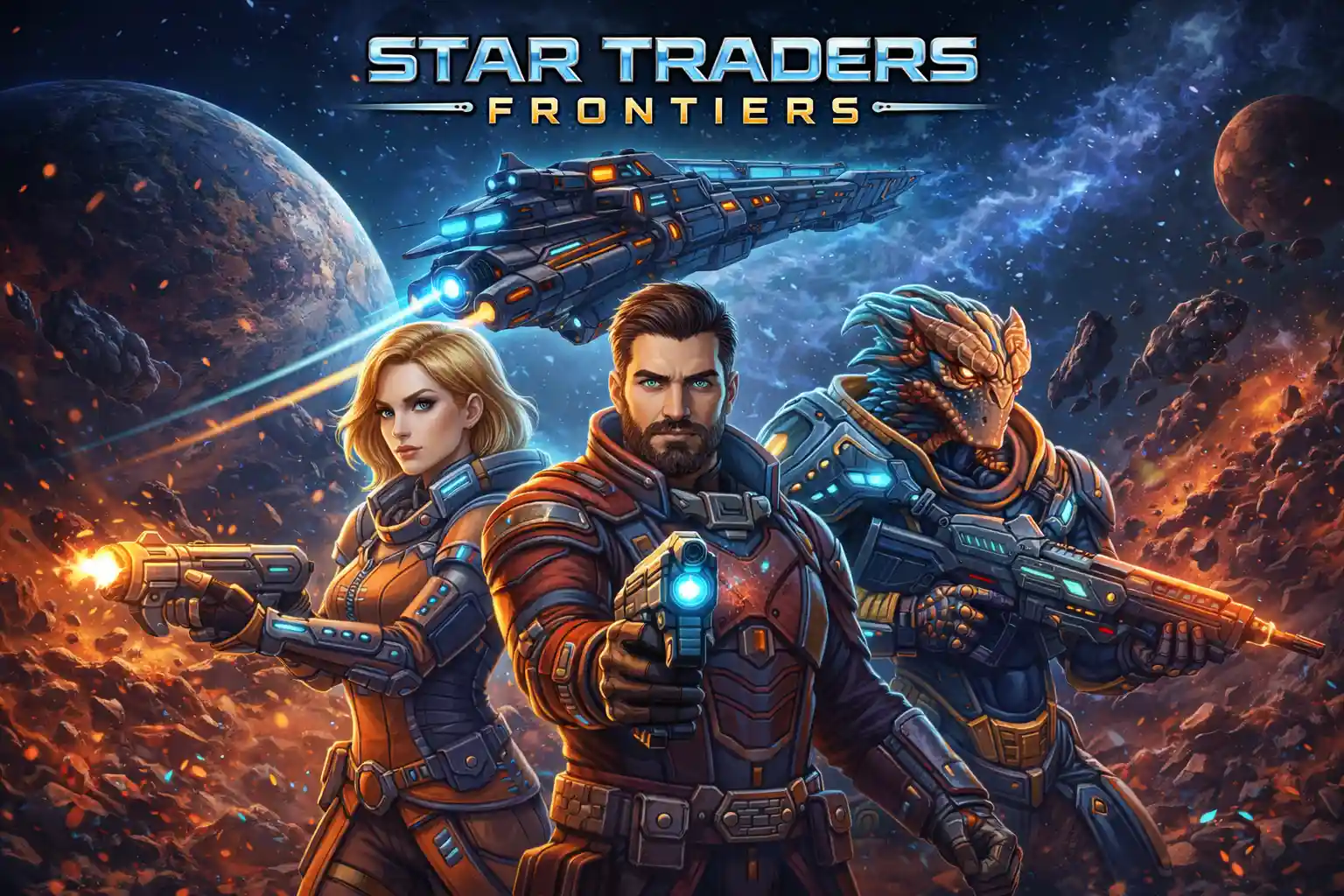 space exploration rpg scene from star traders frontiers with story-based choices